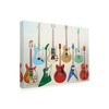 Trademark Fine Art Patrick Sullivan 'Guitars Electric' Canvas Art, 24x32 ALI45366-C2432GG